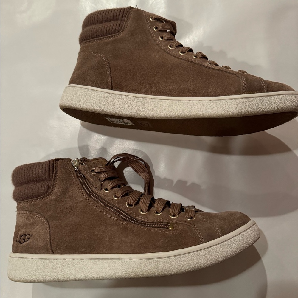 UGG Tan Suede Sneakers